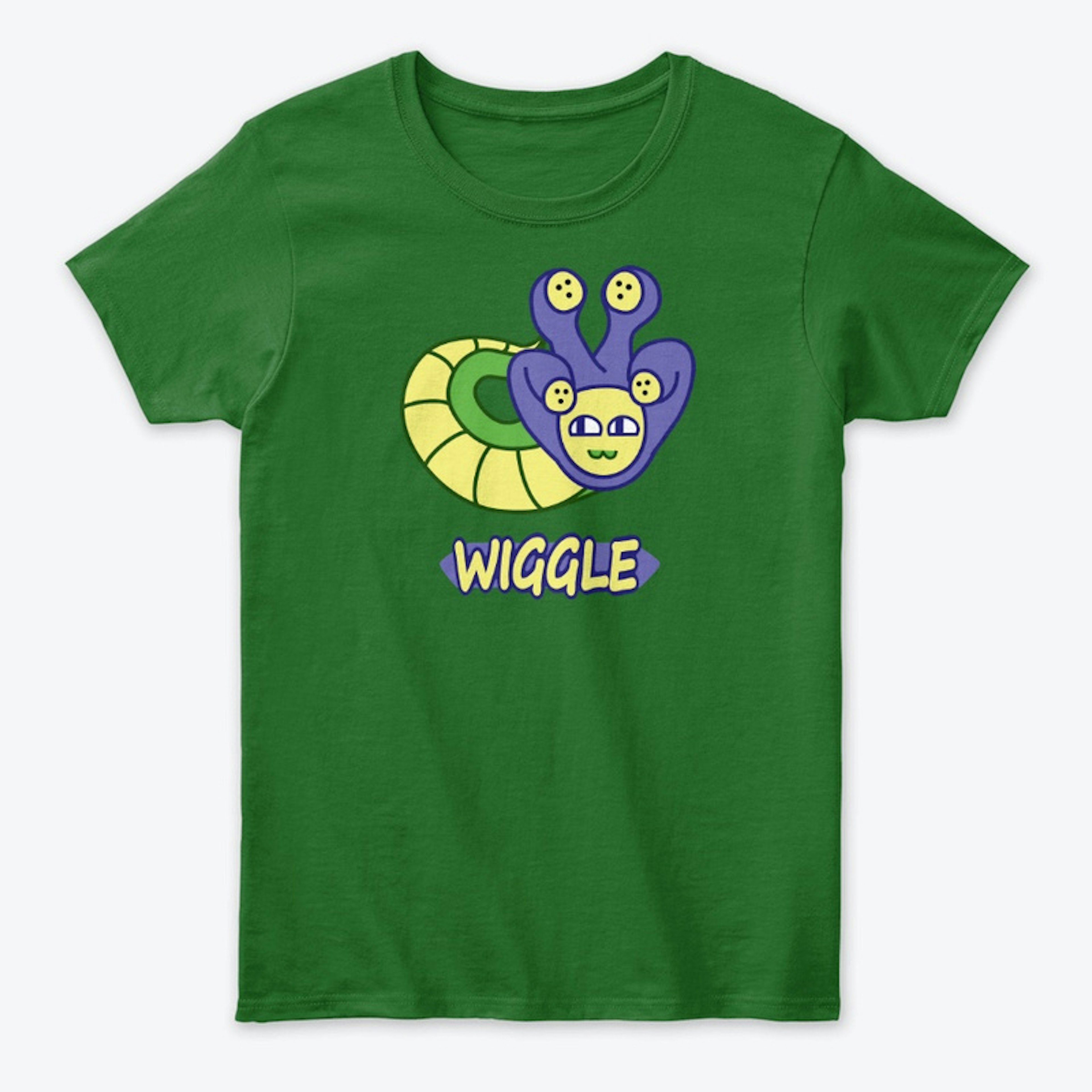 Wiggle shirt + Logo on back
